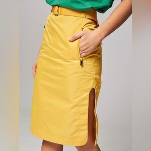 Remain Birger Christensen moi pencil  skirt cream gold yellow